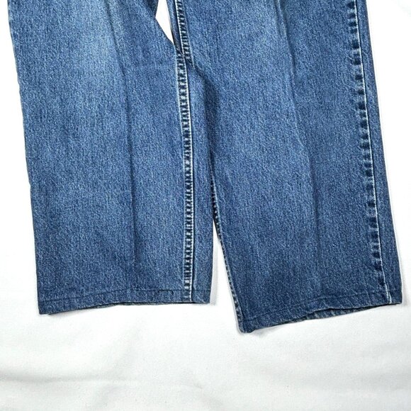 VTG Levis SilverTab BAGGY FIT Denim Jeans Y2K Grunge Skate Mens 32x30* Hemmed - Picture 2 of 13